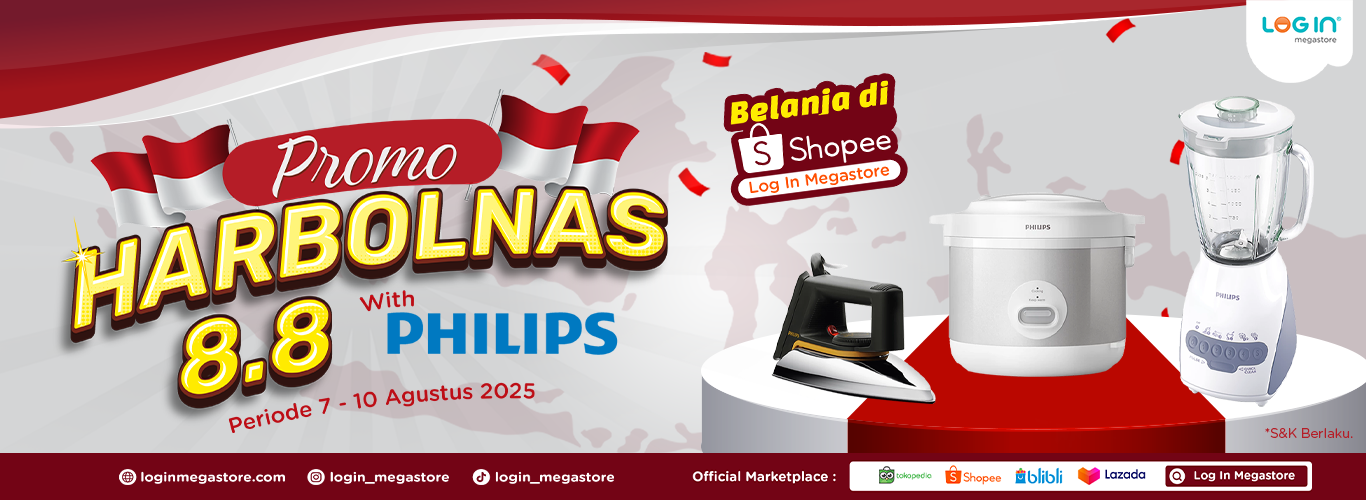 Banner 8.8 Harbolnas 2025 - Login Megastore